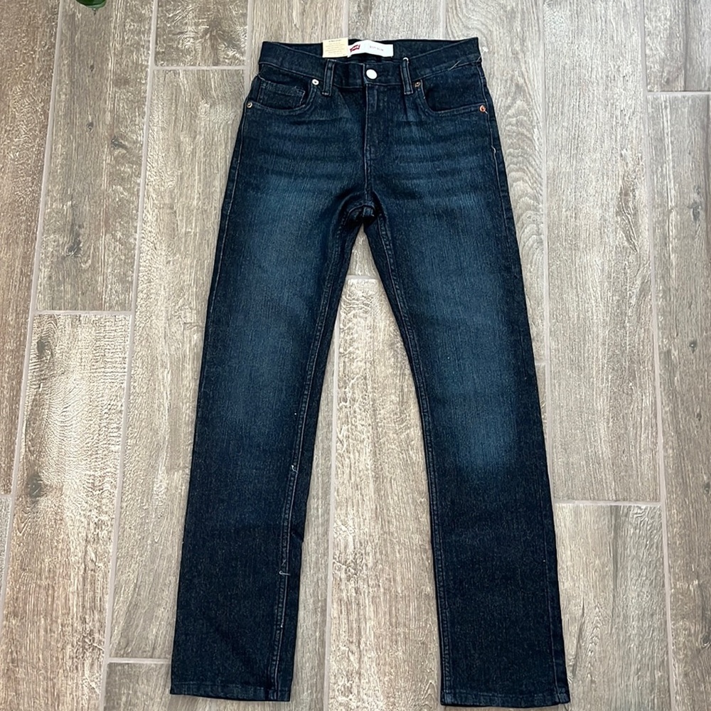-BNWT Boy 511 slim Levi’s jean size  14 regular, waist 27 length 27 dark blue